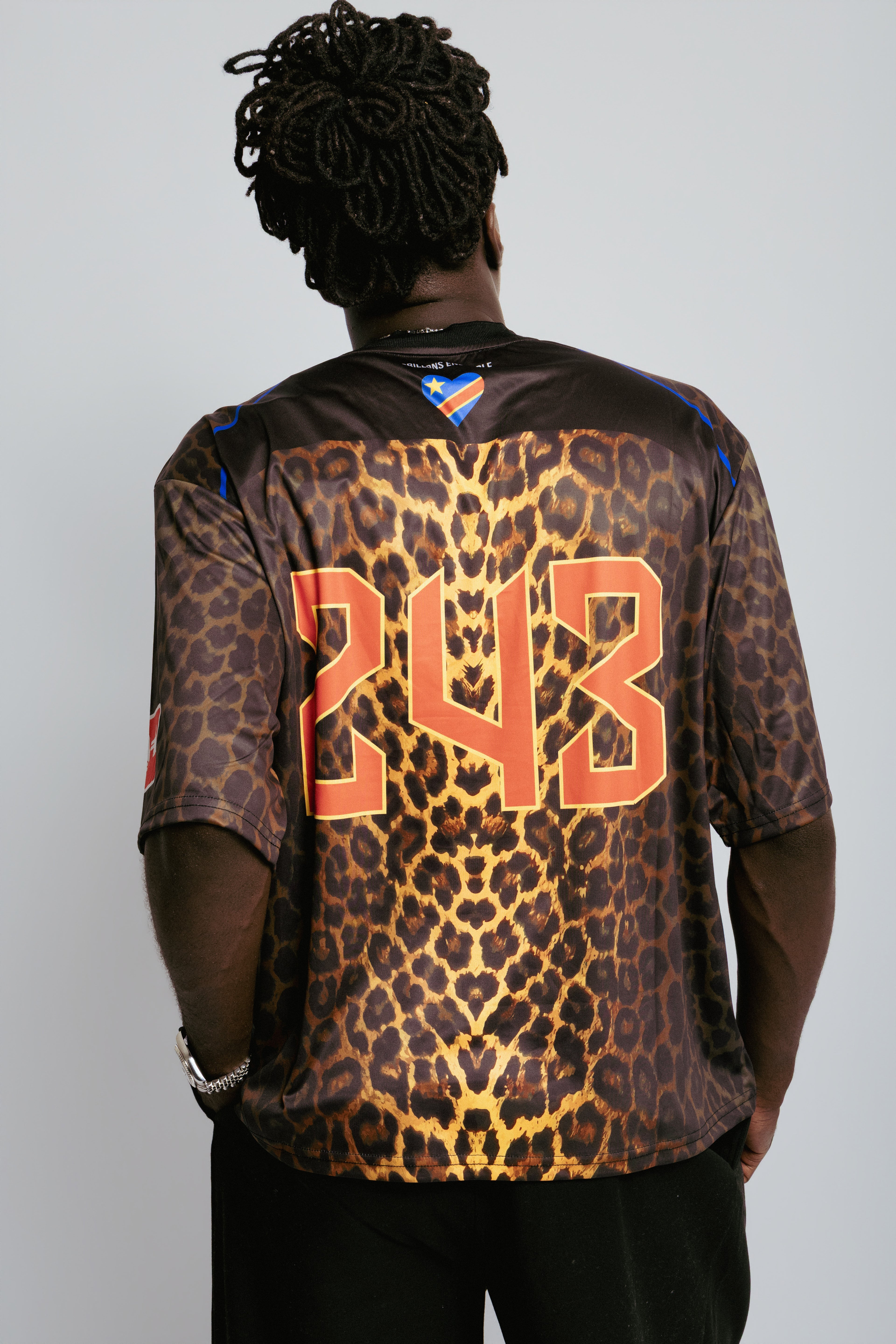 Maillot RDC World — Léopard