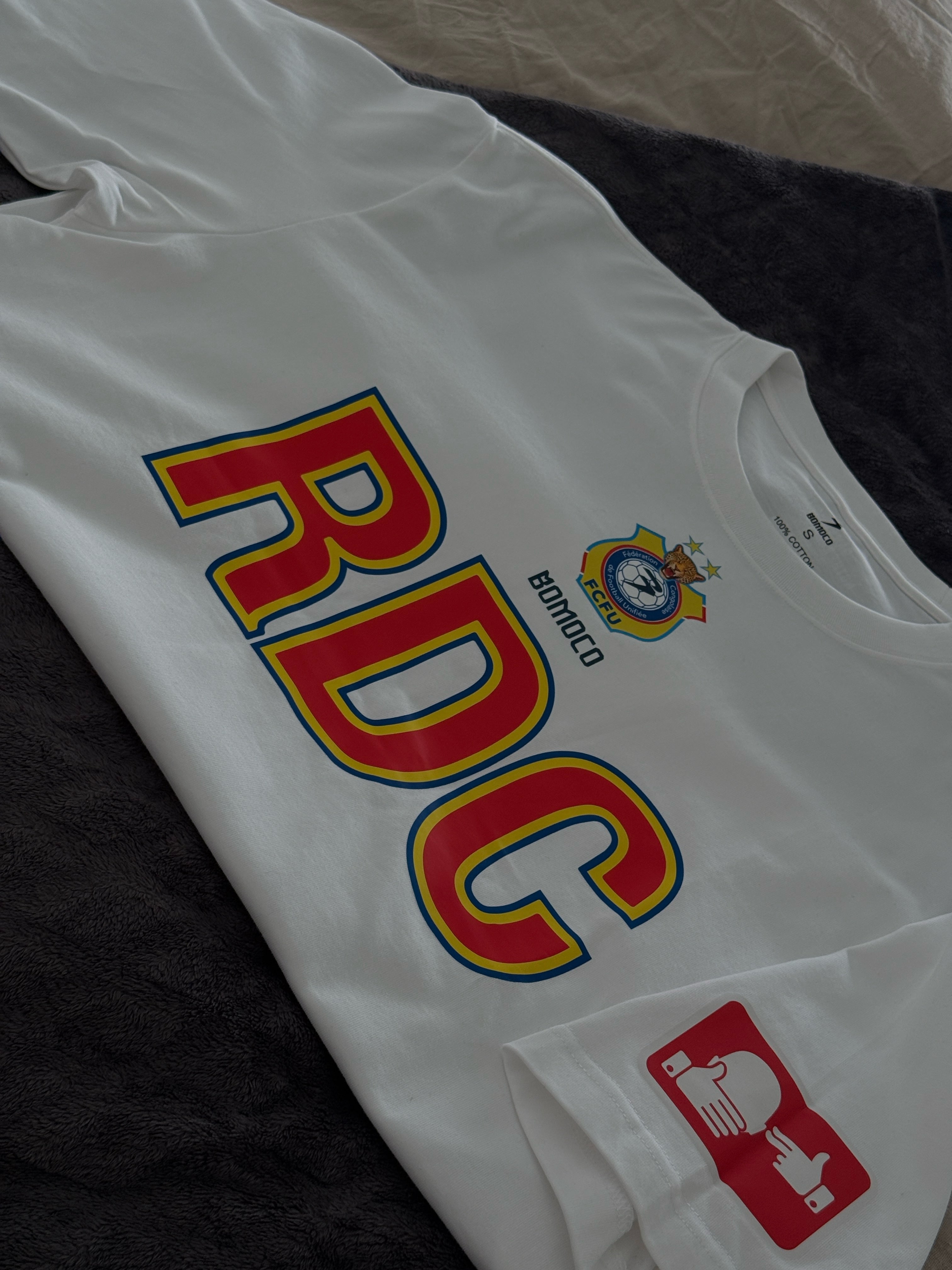 T-shirt RDC World — Blanc