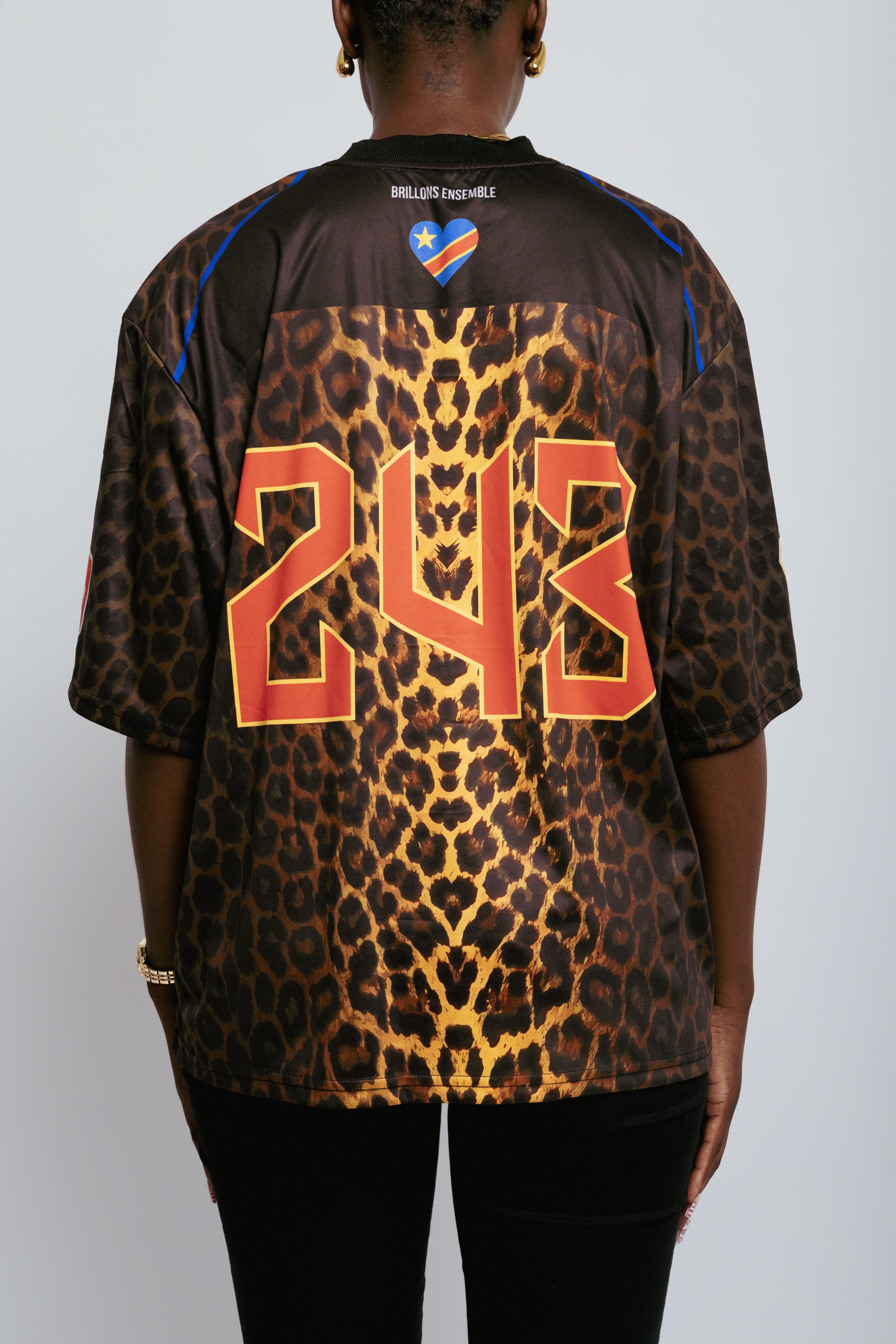 Maillot RDC World — Léopard